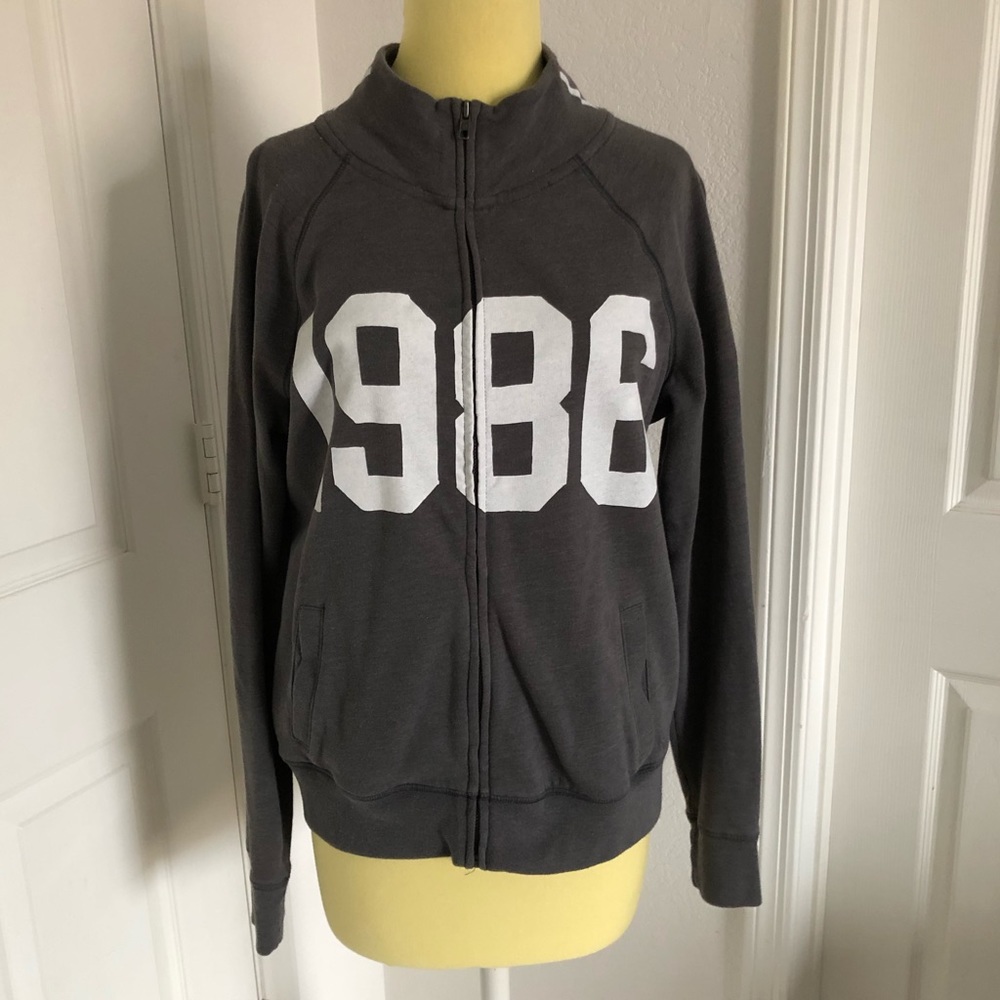 Victoria’s Secret Pink Mock Neck Sweater Gray M